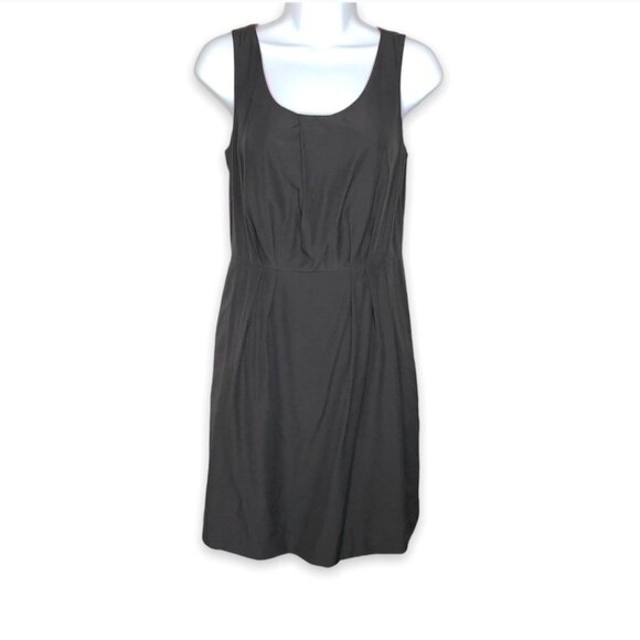 Ann Taylor Loft shift dress grey with pink lining size 2 - Picture 1 of 9